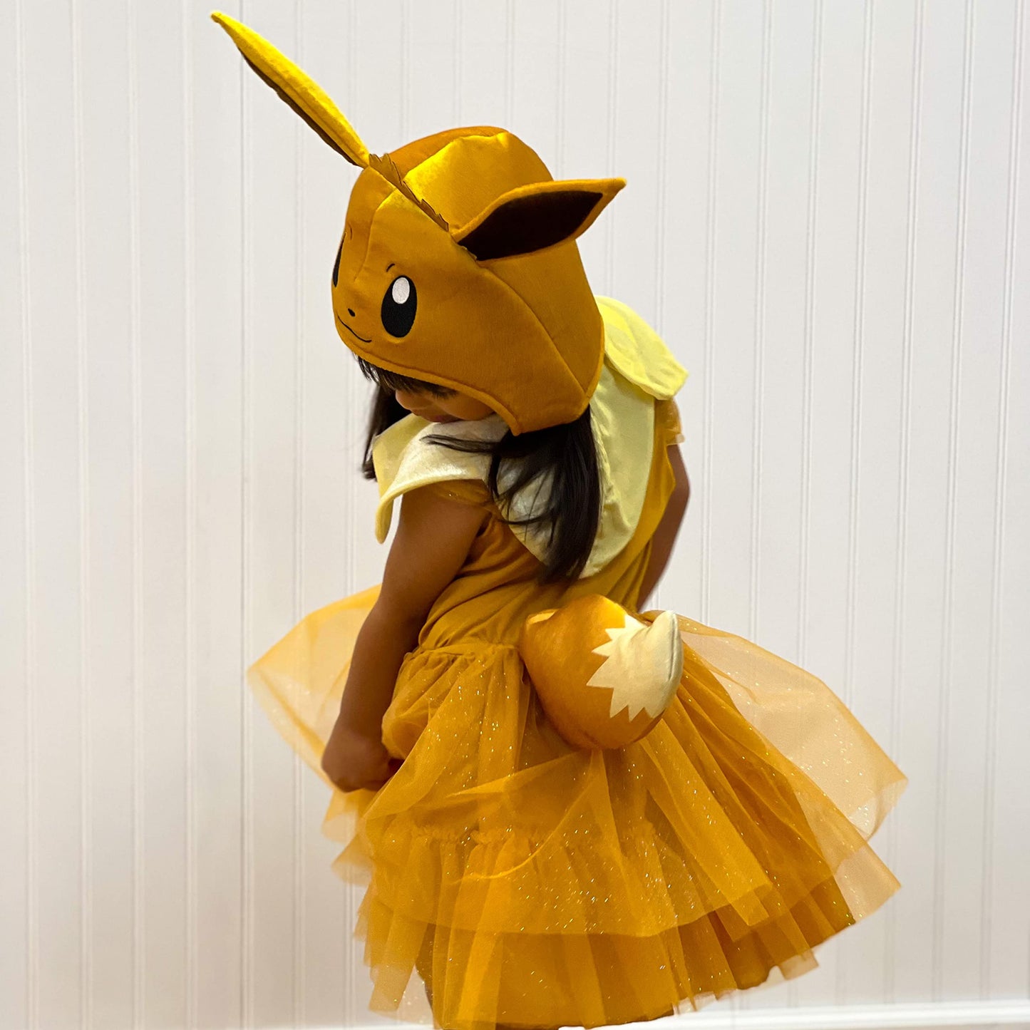 Disguise Eevee Costume Tutu, Official Pokemon Toddler Costume Dress and Headpiece, Size (12-18 months)
