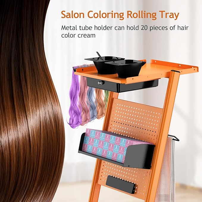 Salon Trolley Salon Cart on Wheels Rolling Salon Tray