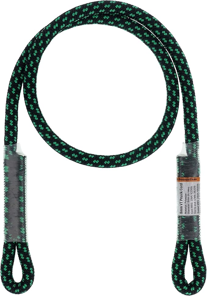 GM CLIMBING 8mm (5/16") Prusik Swen Eye-to-Eye Pre-Sewn 30 inch / 45 inch