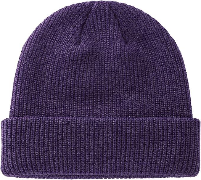 Connectyle Classic Double Layer Knit Beanie Hat Warm Thick Acrylic Winter Hats Daily Cuffed Beanies Watch Hat for Men Women
