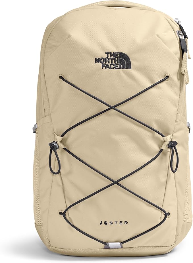 The North Face Women's Jester Everyday Laptop Backpack - Commuter Travel Bag, Laptop Sleeve, Water-Repellent, Gravel/TNF B...