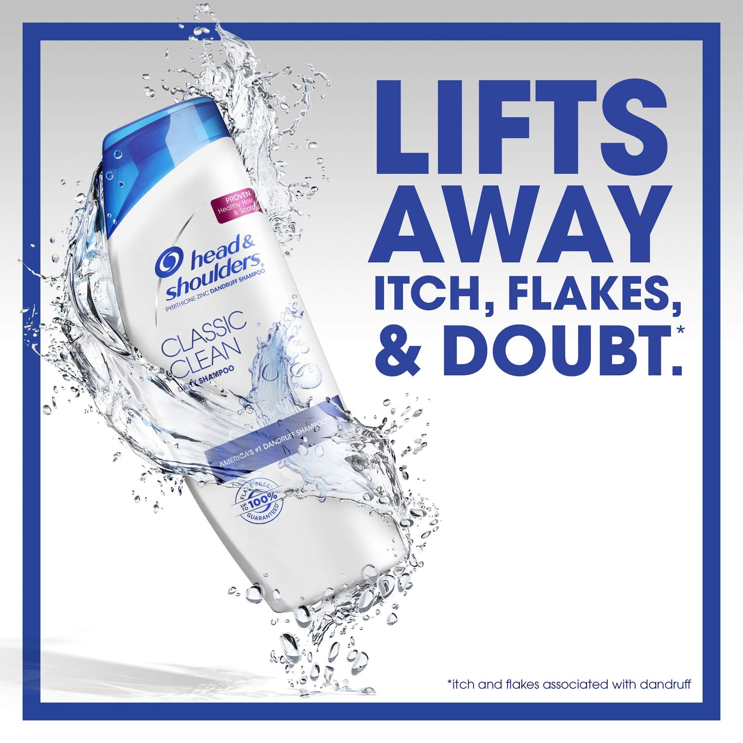 Head and Shoulders Classic Clean Anti-Dandruff Shampoo 23.7 Fl Oz (Pack of 2)