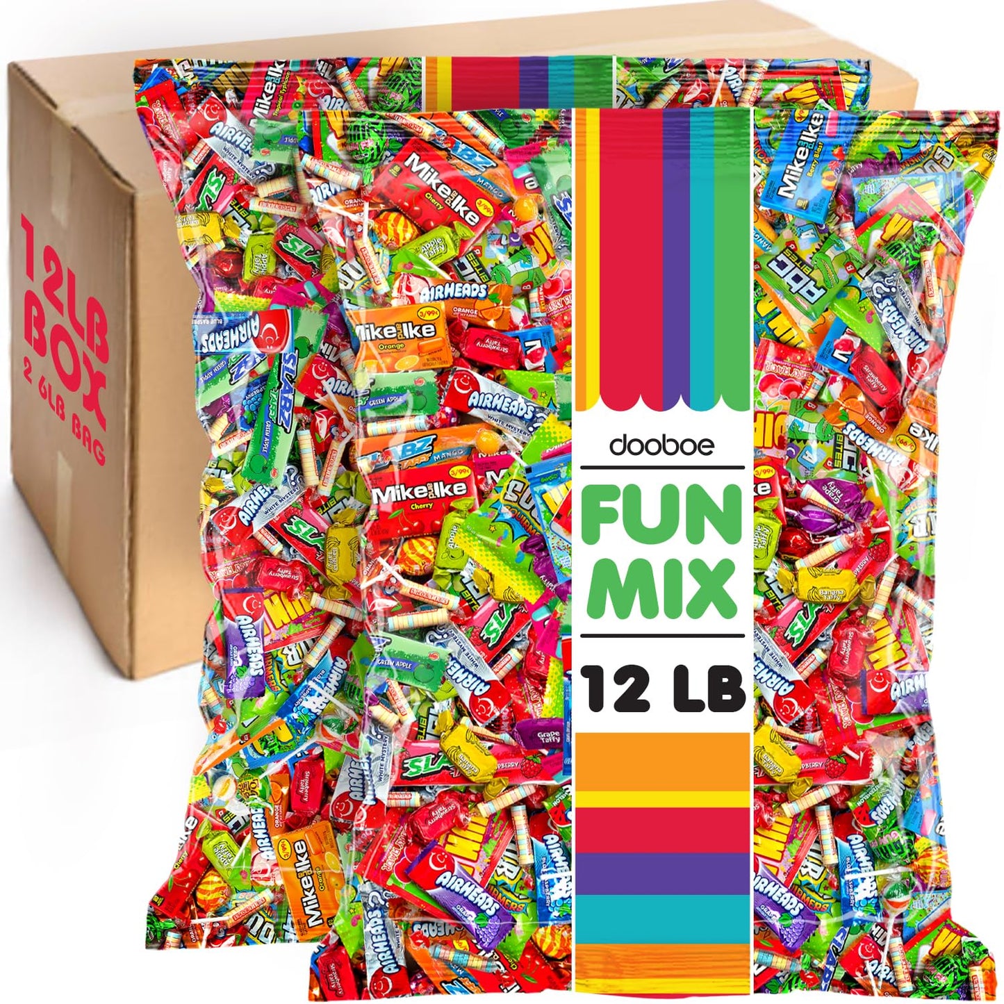 Halloween Bulk Candy - 12 Pounds - Back To School Teacher's Favors - Individually Wrapped Candies - Schools, Offices, Claw Machine