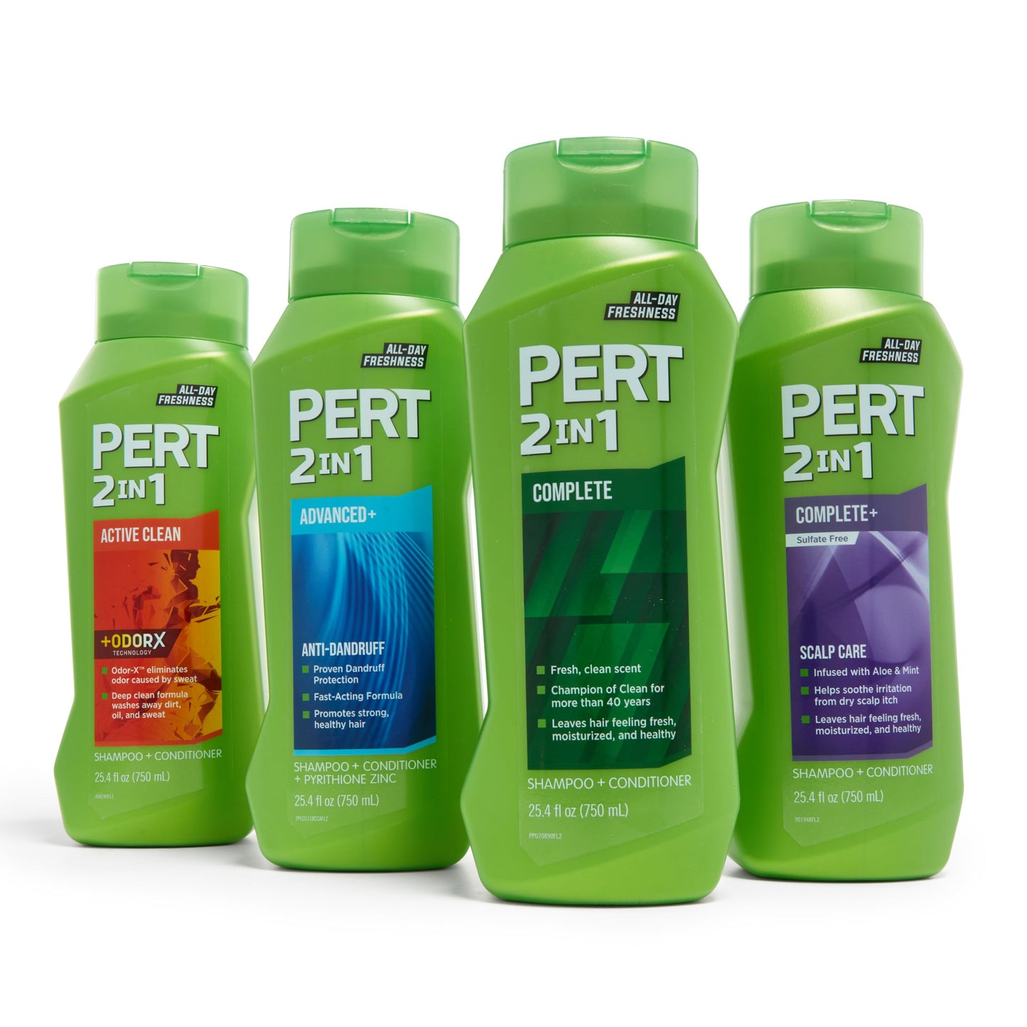 PERT 2 in 1 Complete Clean Shampoo and Conditioner - Mens Shampoo for Daily Use - Hair Conditioner for Men - Removes Dirt, Oil,