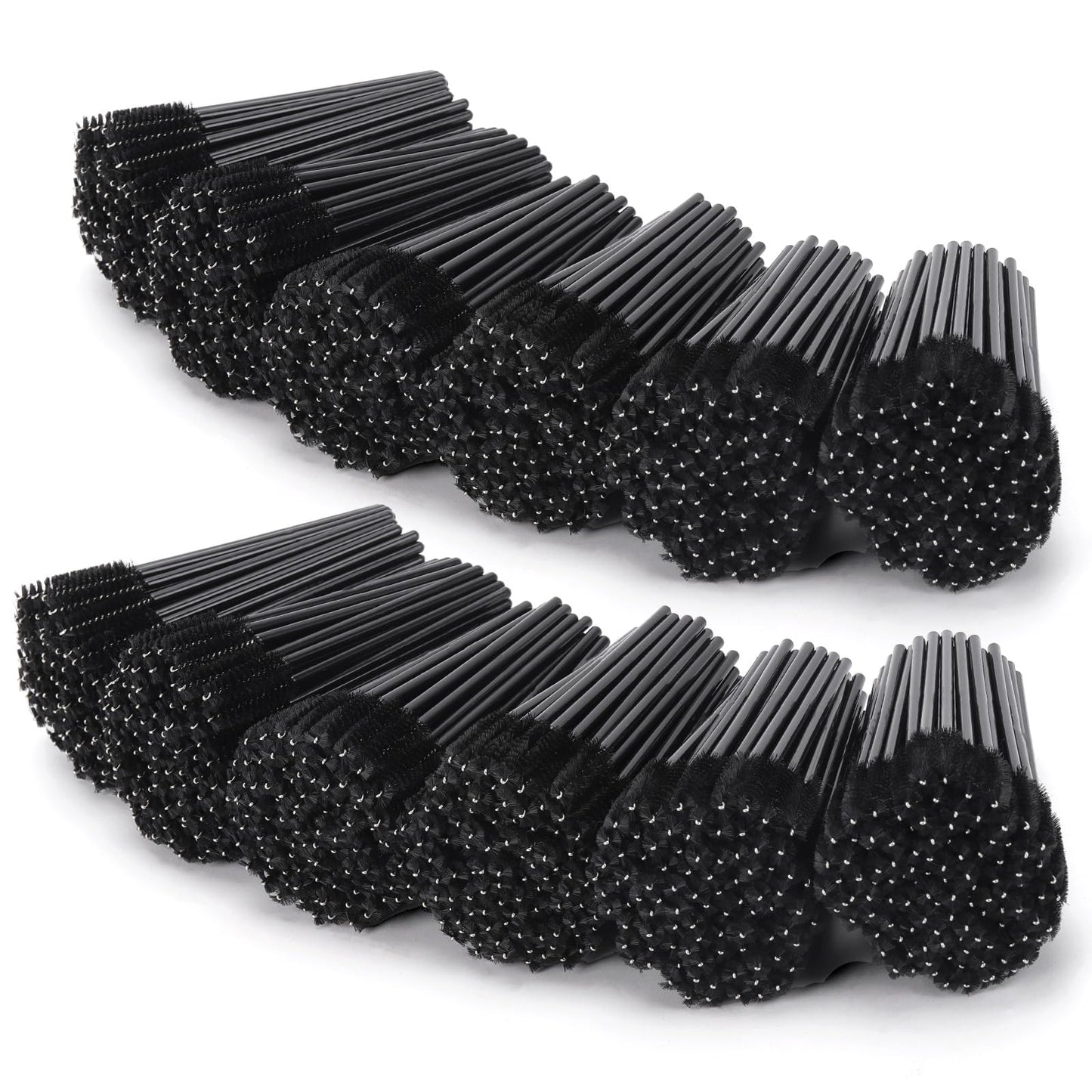 Tbestmax 1200 Disposable Mascara Wands, Spoolies Brush for Eyelash Extensions, Spooly Eyelash Eyebrow Brushes Lash Wand Applicat