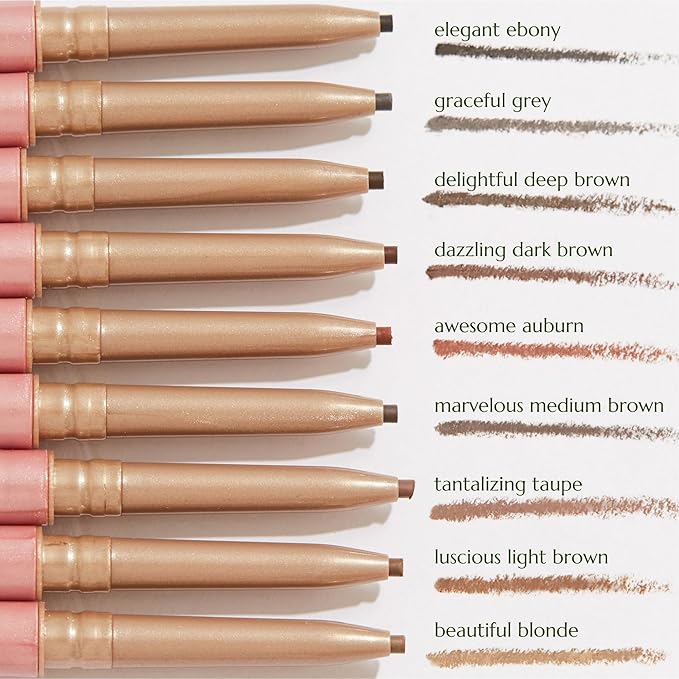Chella Eyebrow Pencil – Easy-to-Use Brow Definer for Shaping, Filling & Blending – Long-Wear Deep Brown Eyebrow Pencils for Women with Precise Tip (Deep Brown)