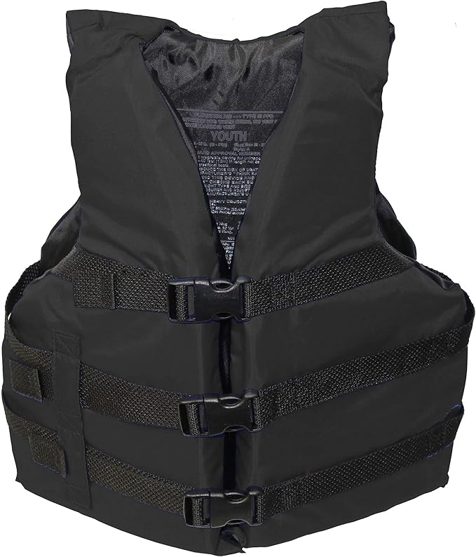 Life Jacket Paddle Vest; Coast Guard Approved Type III PFD Life Vest Flotation Device; Jet ski, Wakeboard, Hardshell Kayak...