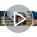 THE BOSS Propane Heater for Patio, 12000 BTU Portable Heater Outdoor Use Propane, Outdoor Space Heater for Camping