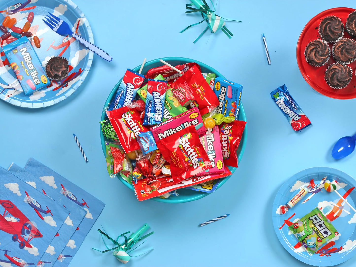 Candy Assortment Bulk - 8 Pounds - Back To School Candies - Halloween Variety Pack - Bag Individually Wrapped - Summer Pinata Filler Candies