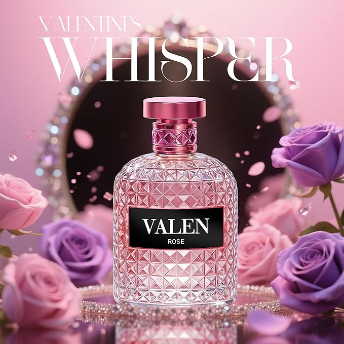 4-Piece Women's Perfume Set with 10ml Rollerball, EDP Collection, Variety of Fragrances,Long Lasting Fragrance (Belicia For Women/Valentine Rose/Sexy Lady/COOL OCEAN-Women)