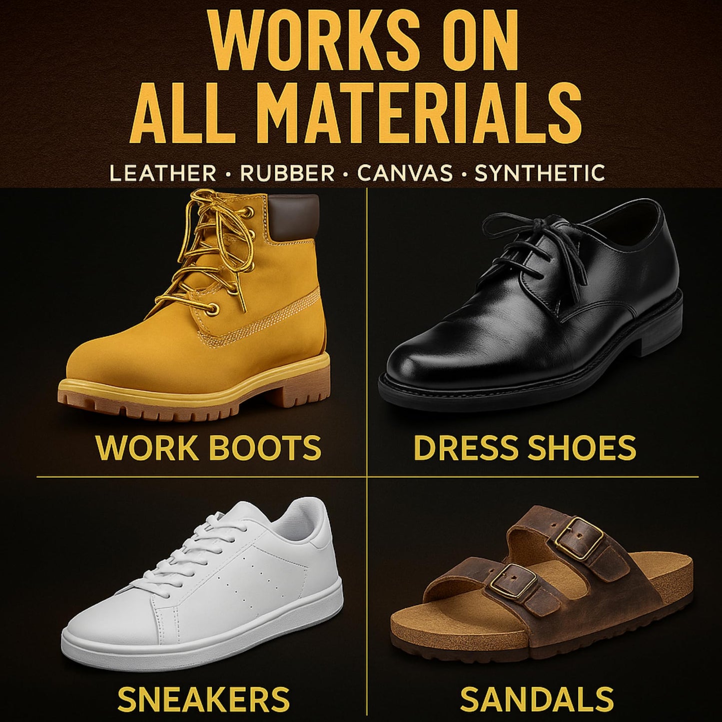 Eagle Shoe Cement – Heavy Duty Shoe Sole Glue for Repair – Strong Waterproof Shoe Adhesive for Sneakers, Boots, and Rubber Soles – Leather and Rubber Shoe Glue for Sole Repair (4 oz)