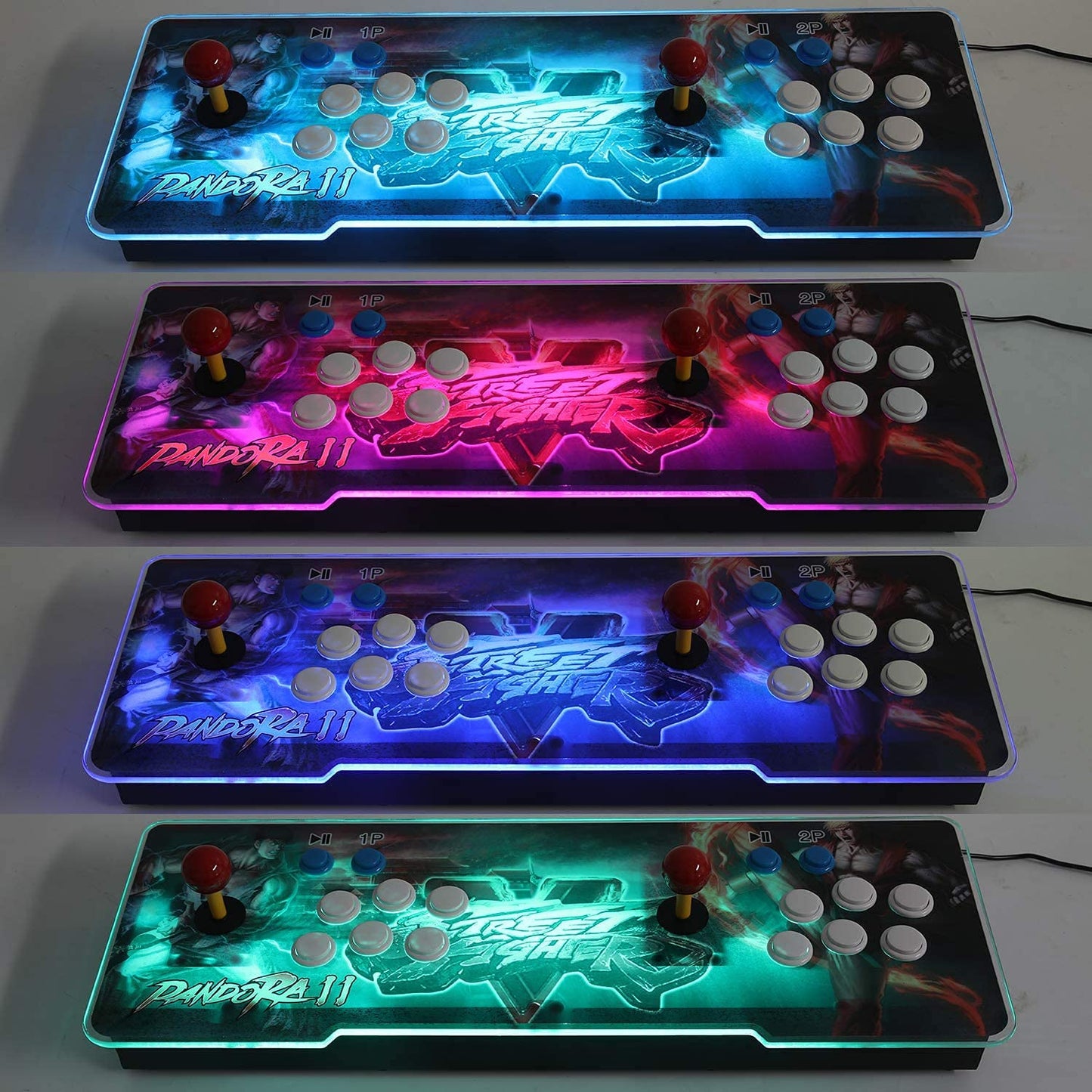 30000 Games in 1 Arcade Game Console ,Pandora Treasure 3D Double Stick,30000 Classic Arcade Games,Search Game, Support 3D,Favorite List, 4 Players Online,1280X720 Full HD Video