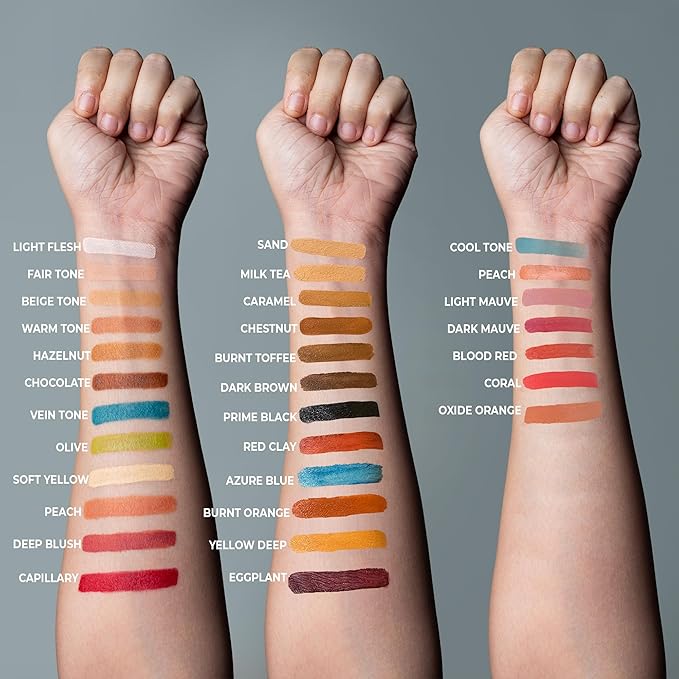 Narrative Cosmetics Alcohol Palette Refill Pans - Skin Tones - Red Clay
