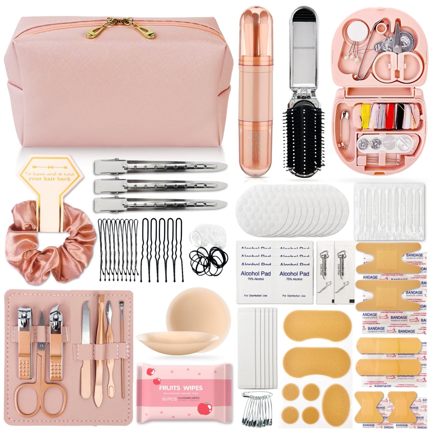 ARK Survivor Women's Wedding Emergency Kit 39 Essential Items for Brides Team Bride All in One Travel Kit Personal Care Women's