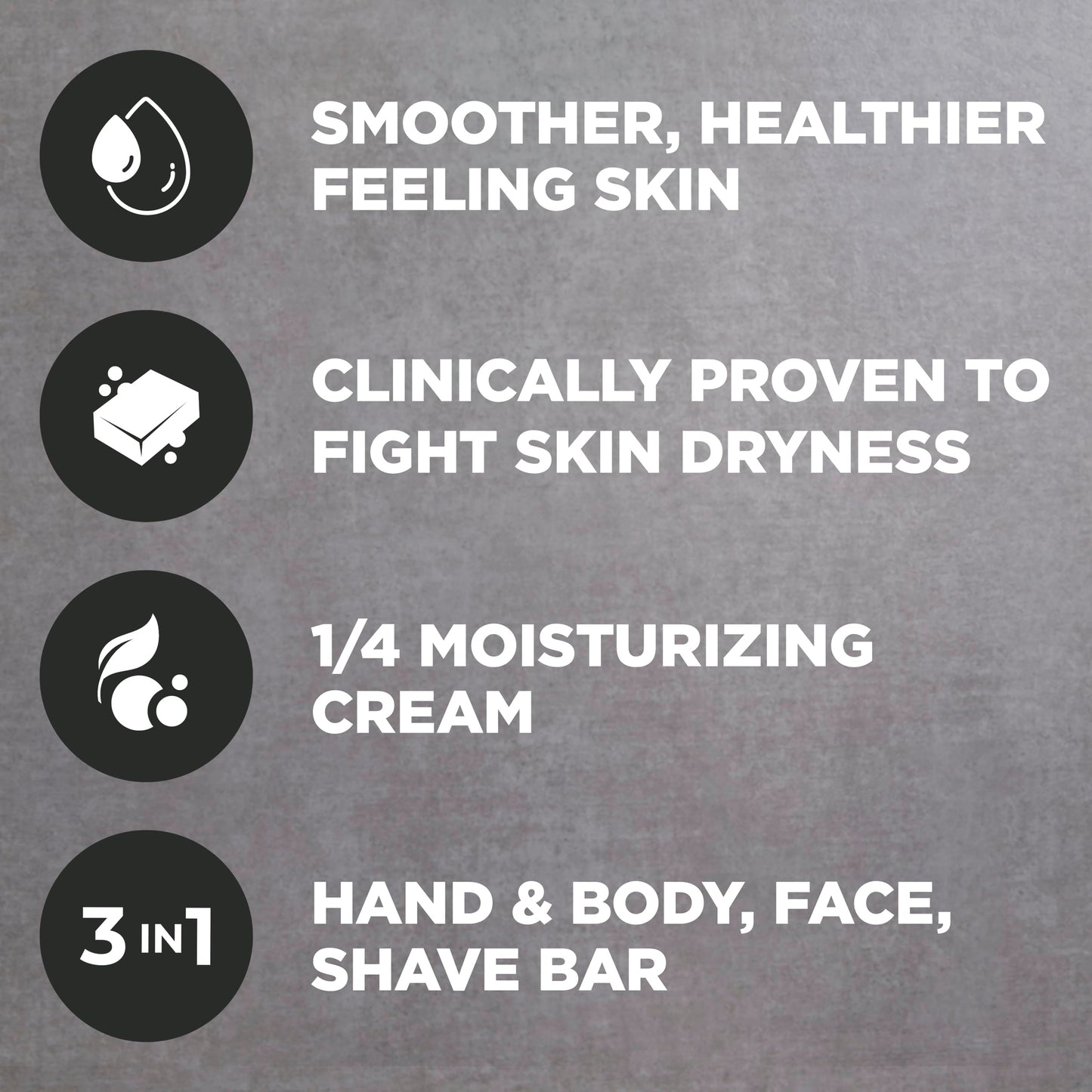 DOVE MEN + CARE Hidratante Coco + C  tricos Hand & Body Face + Shave Bar 6 Count for Hydrated Skin 3.75 oz