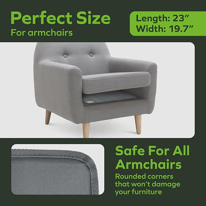BEN'SHOME Heavy Duty Recliner Cushion Support Board – Instantly Repair Sagging Armchair Seat | 19.7" x 20"-23" | .5" Furniture Grade Wood Under Cushions Insert, Anti-Slip, Extend Recliner Life