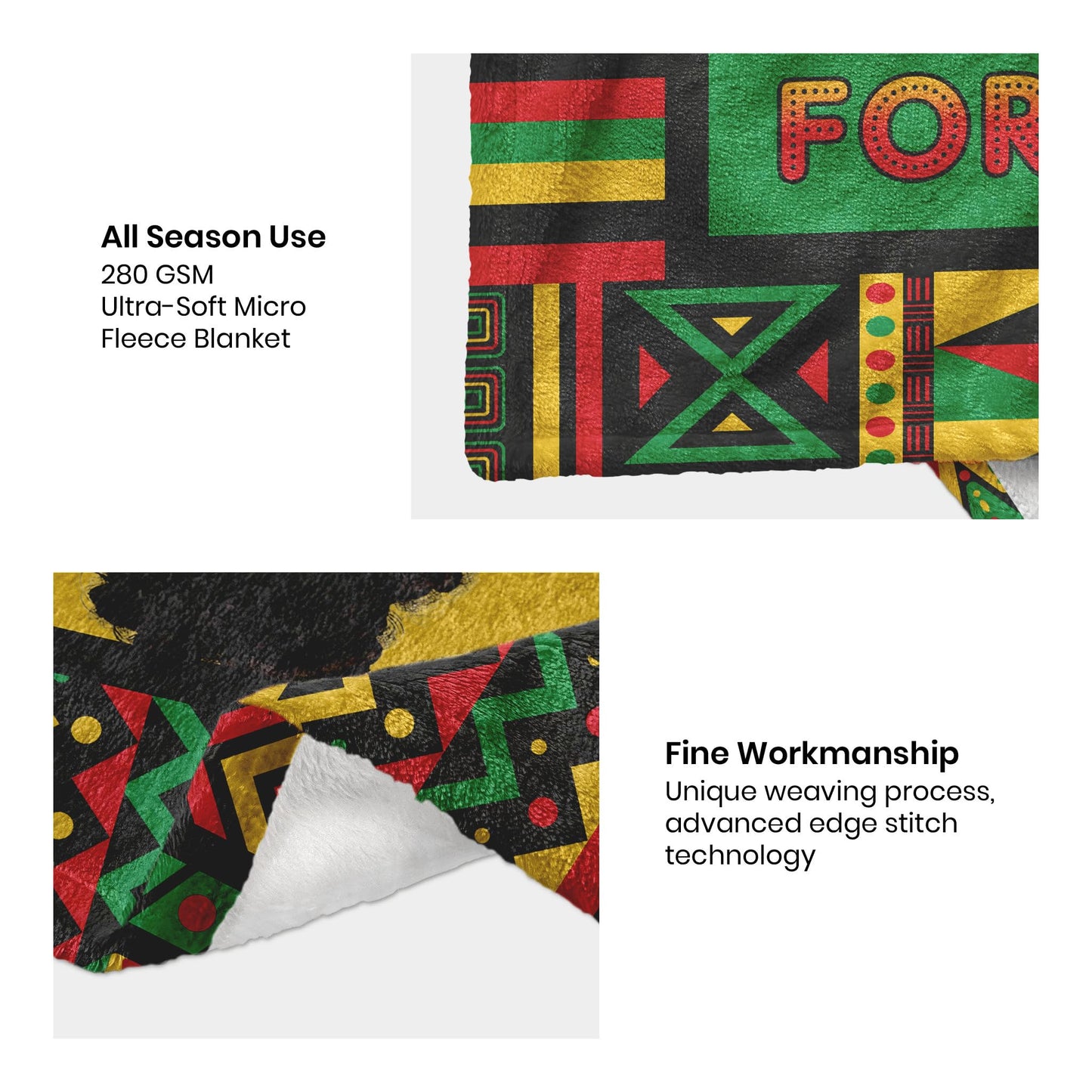 YDAISCU African American Sisters Gifts from Sister, Afro American Sister Gifts for Black Women, Sisters Birthday Gift Blanket 60"x50", Afro Sistas Gift Ideas
