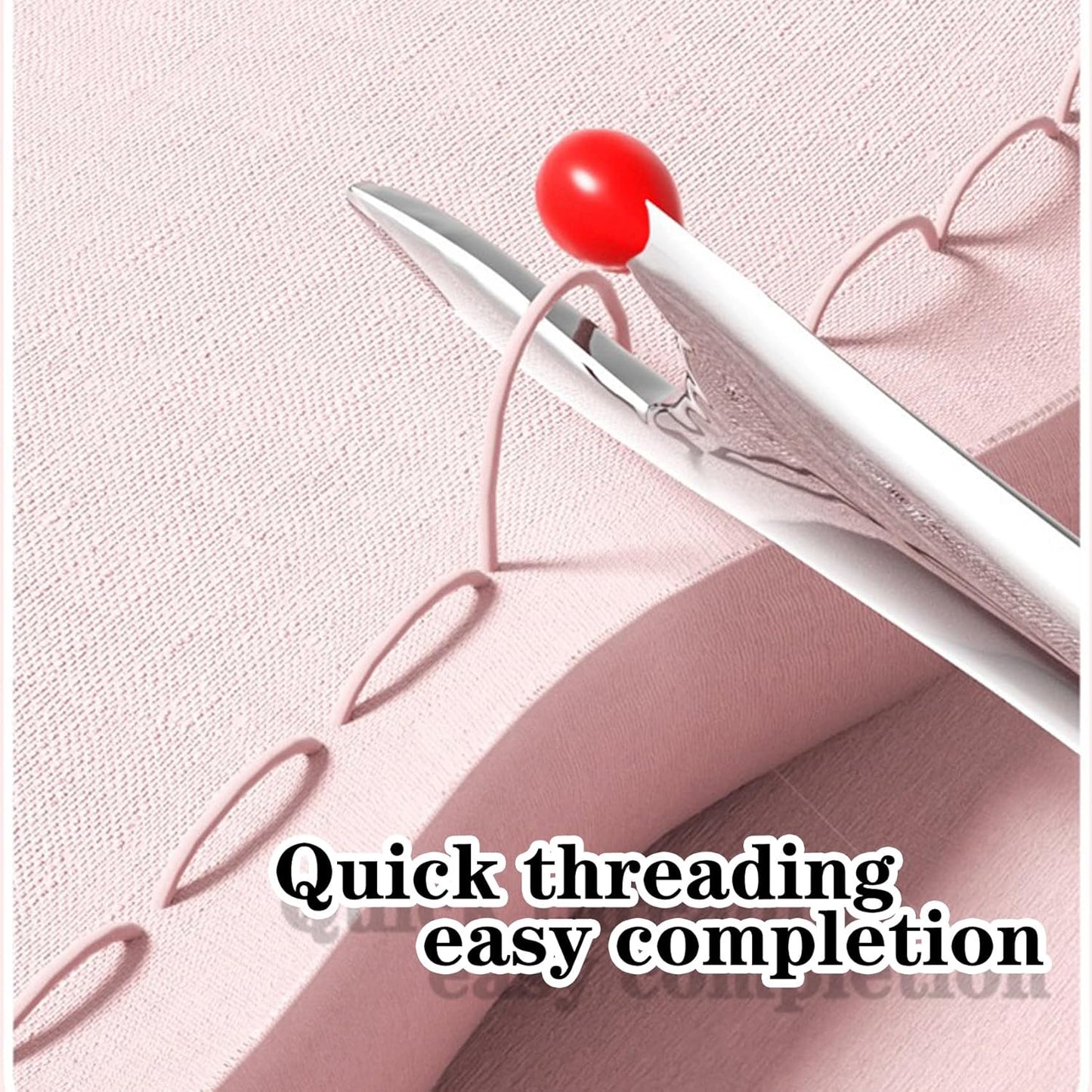 Upgraded 2 in 1 Automatic Needle Threaders Seam Ripper,Quilting Supplies Sewing Kit,Quick Sewing Machine Loop Needle Threaders (1PCS-Yellow)