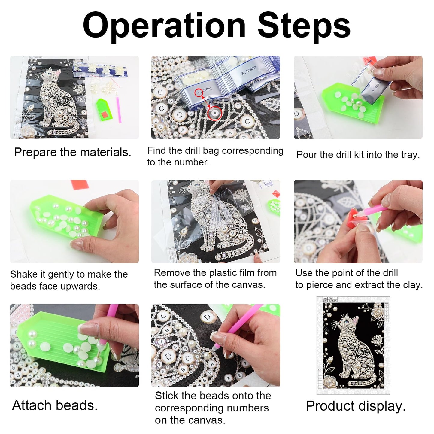 WSLWXSHM Pearl Diamond Painting Kits for Adults Sea Turtle, 5D Special Shape Diamond Art Kits for Beginners, Crystal Rhinestones Diamond Painting for Home Wall Decoration Gift 12×16inch Animal