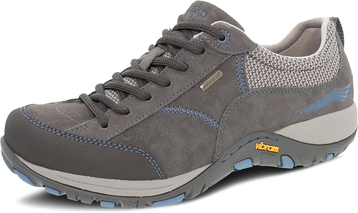 Dansko Paisley Waterproof Outdoor Sneakers for Women - Comfortable, Breathable Walking Shoes with Arch Support - Stain Res...