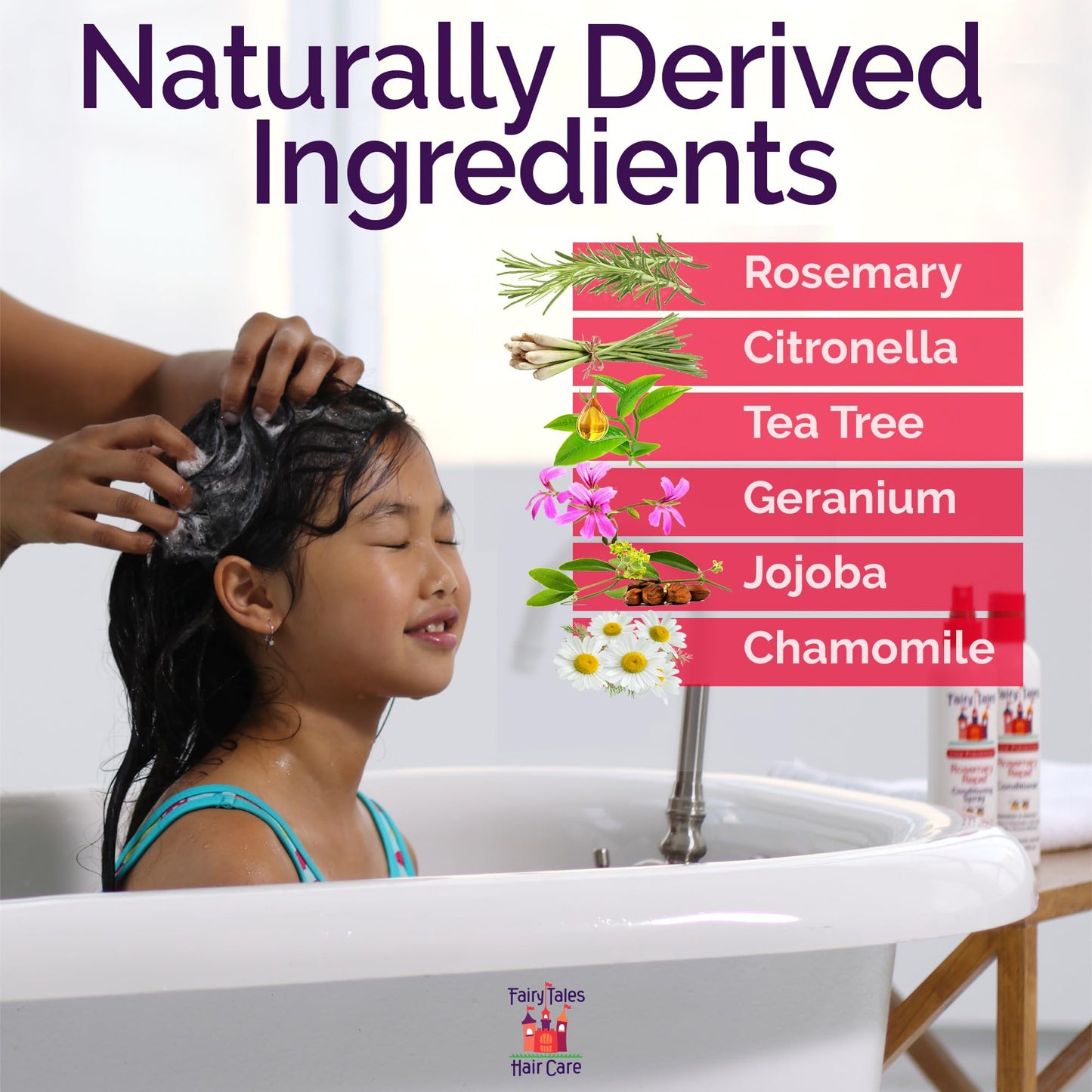 Fairy Tales Rosemary Repel Daily Kids Conditioner- Kids Like the Smell, Lice Do Not, 8 fl oz. (Pack of 1)