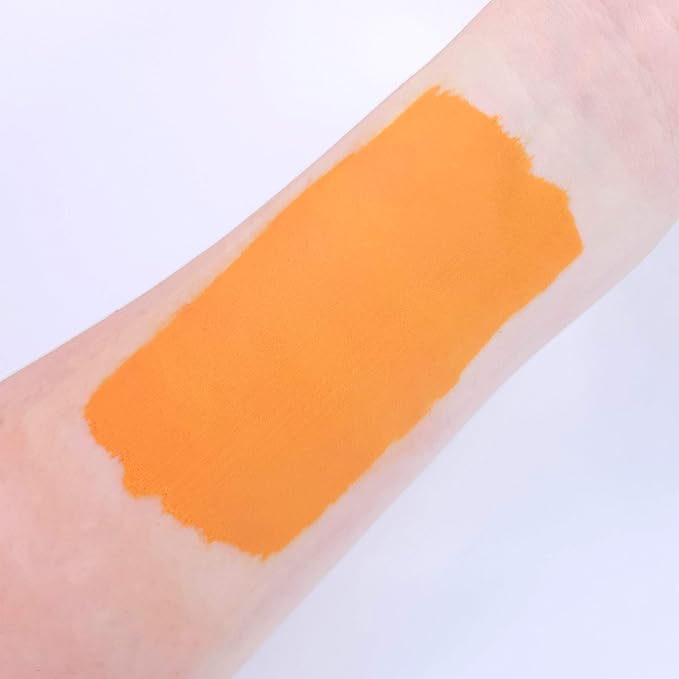 Pro Face & Body Paint Cake Pots by Moon Creations - Sunshine Orange - Professional Water Based Face Paint Makeup for Adults, Kids - 1.26oz