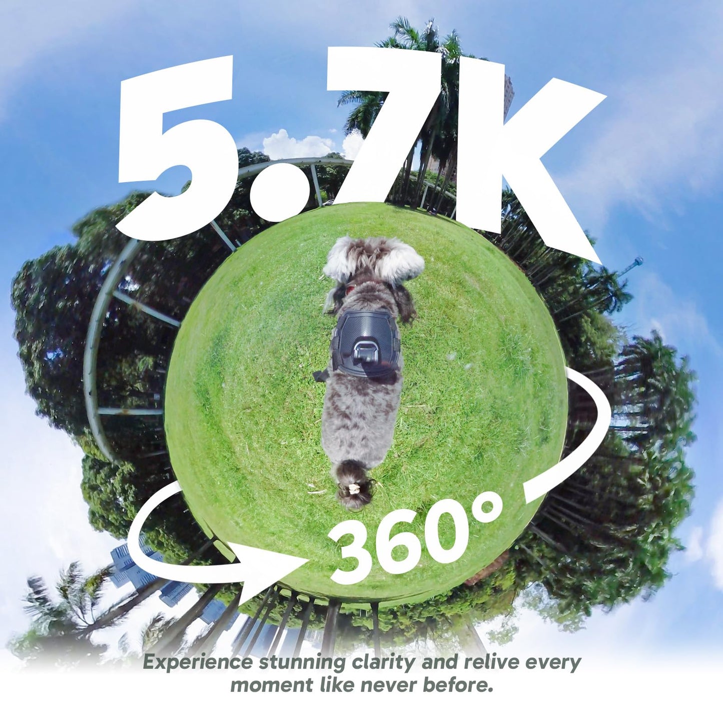 Akaso 360 Weatherproof 360 Action Camera - 5.7K 360 Video With 1/2 48Mp Sensors, 72Mp 360 Photo, 360-Supersmooth, 2.29 Touchscre