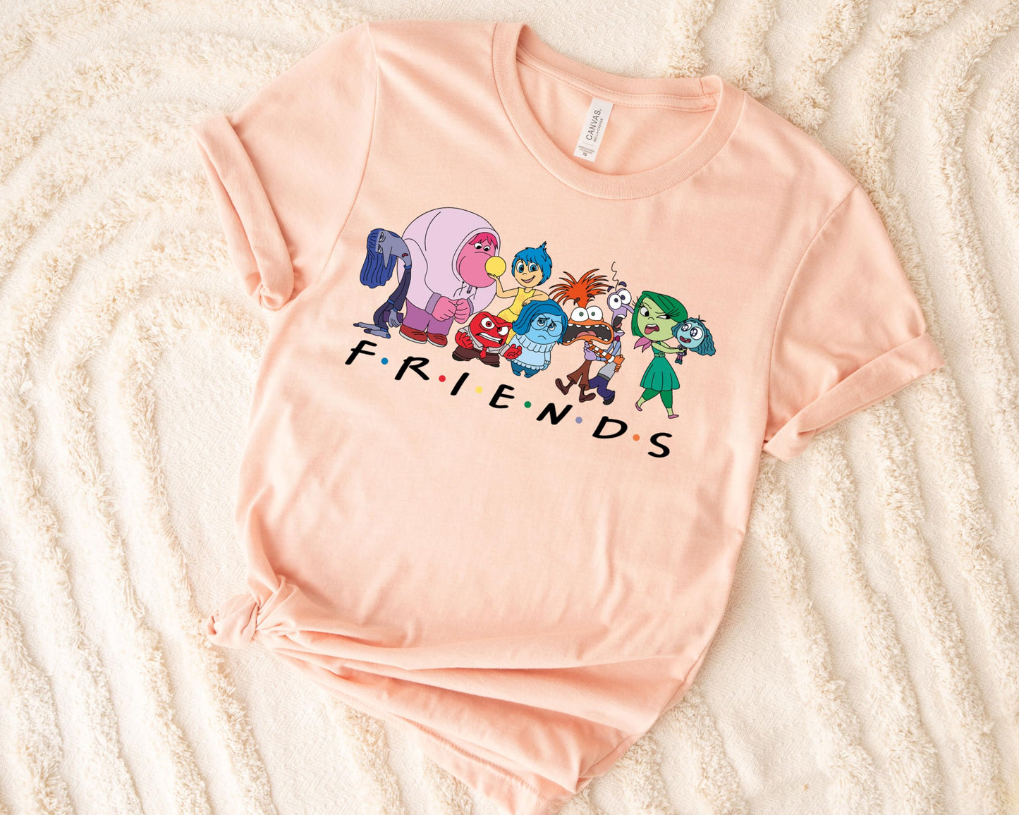 Inside Out 2 Character T-Shirt, Mental Health Shirt, Friends & Emotions Shirts - Kids & Adult Multi