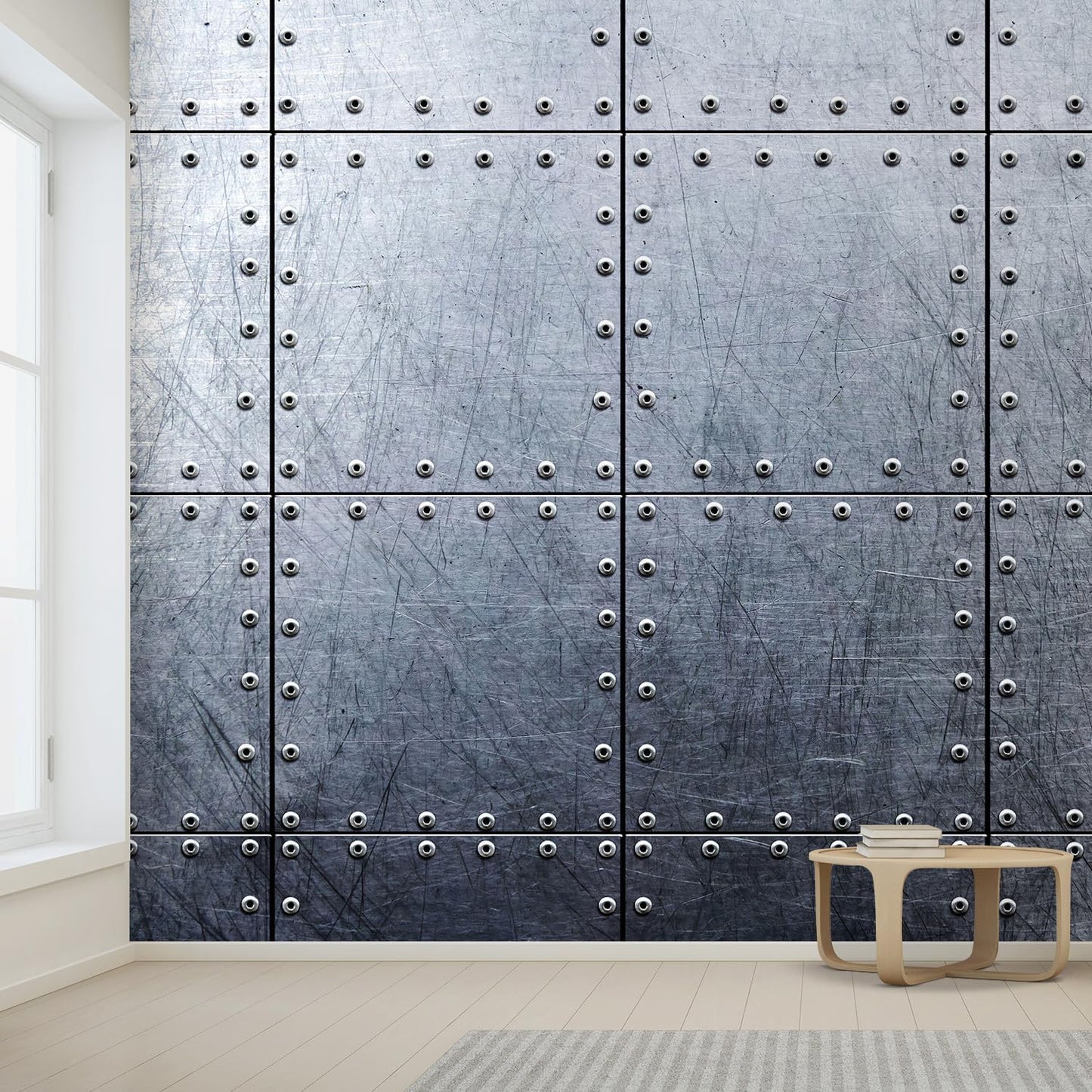 wall26 Metal Wallpaper Background Canvas Art Wall Decor - 108x120 inches