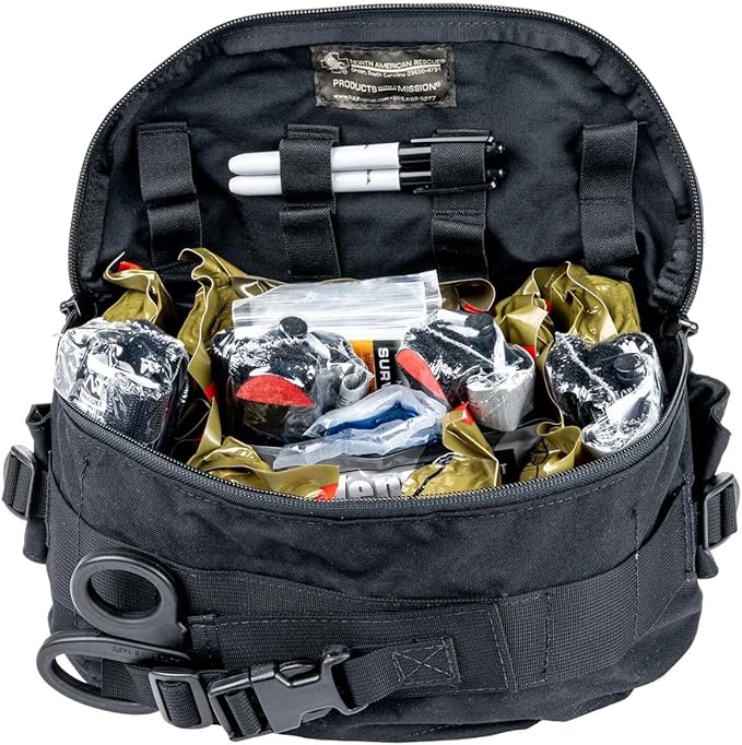 North American Rescue SRO Crisis Response Kit (SROs) NAR School Resource Officer First Aid Bag for Kids, Emergencies, Inju...