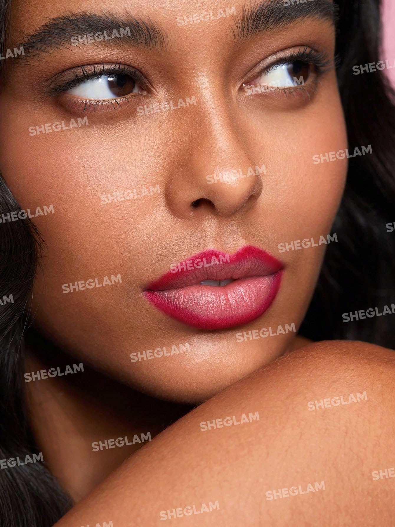 SHEGLAM Lip Facts Lip Liner Highly-Pigmented Pencil For Shaping & Sculpting Lips Long-Lasting Creamy Make Up-Crimson
