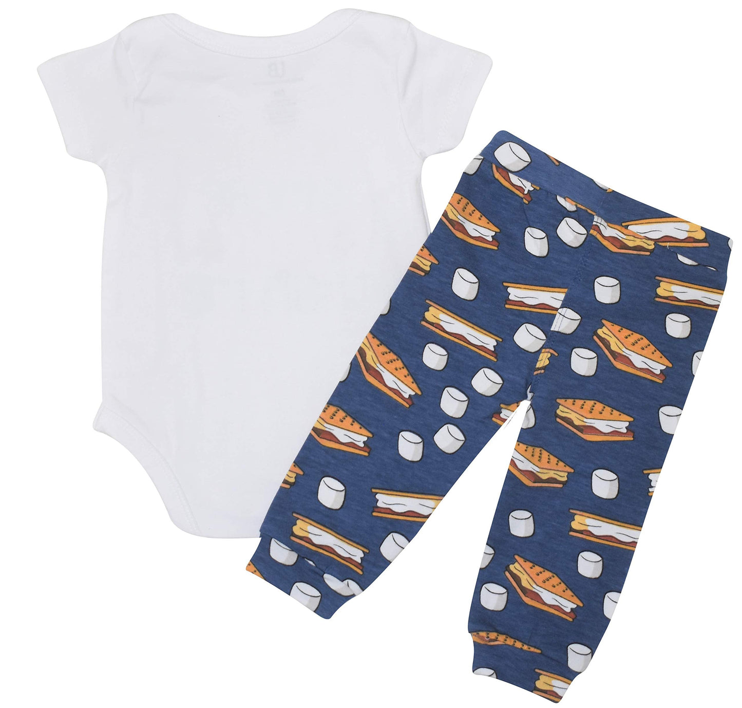 Unique Baby Girls Nothing Smore Cute Than Me 2pc Layette (12m, Smores)