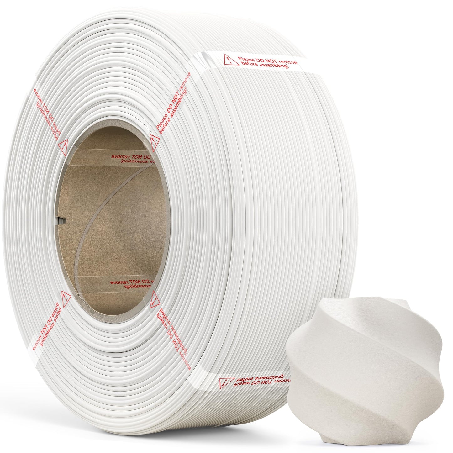 MarsWork Matte PLA Refill Filament 1kg (2.2lbs) for Reusable Spools, 1.75mm Spool-Less 3D Printing Filament, Compatible with Bam