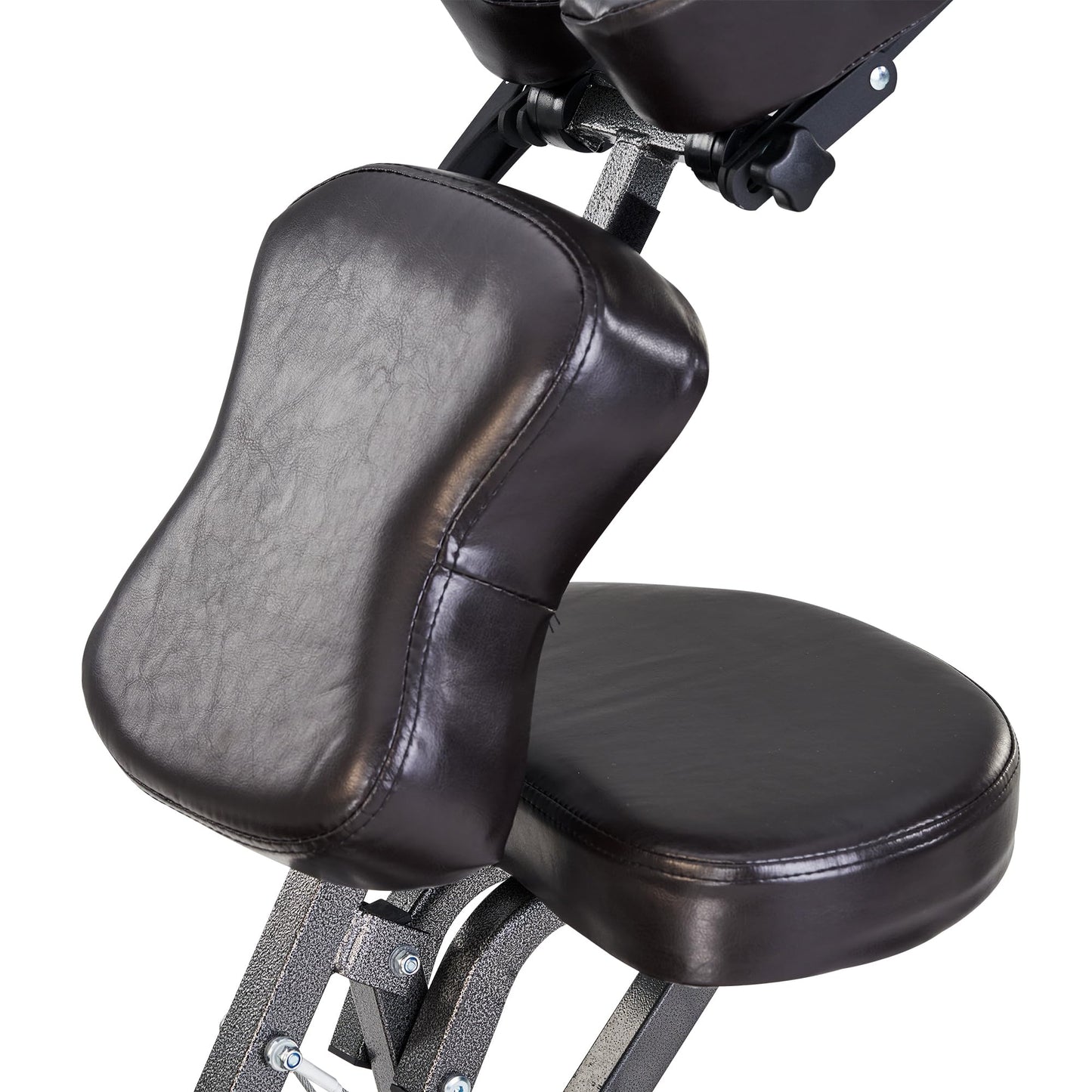 Master Massage Bedford Full Body Portable Massage Chair – Lightweight Folding Tattoo & Salon Chair with Adjustable Height, Face Cradle, Carrying Case (Coffee)