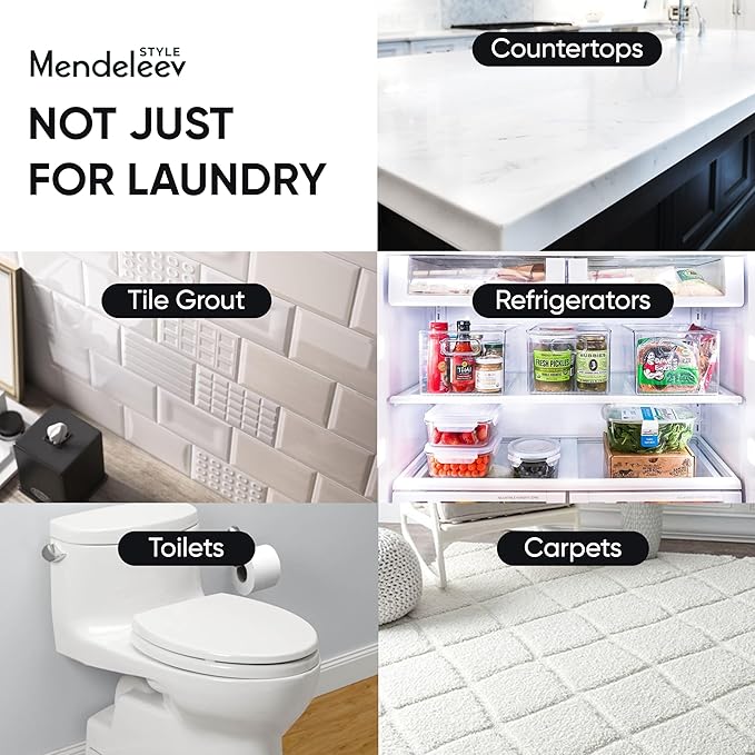 4.6 LB Sodium Percarbonate Laundry Booster – 99.9% Pure | Oxygen Cleaner for Laundry, Floors, Kitchen | Mendeleev Style