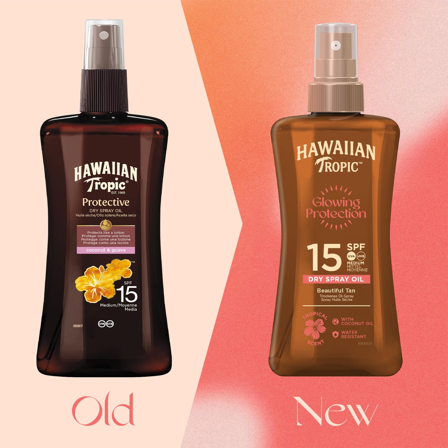 Hawaiian Tropic SPF15 Protective Dry Spray Oil