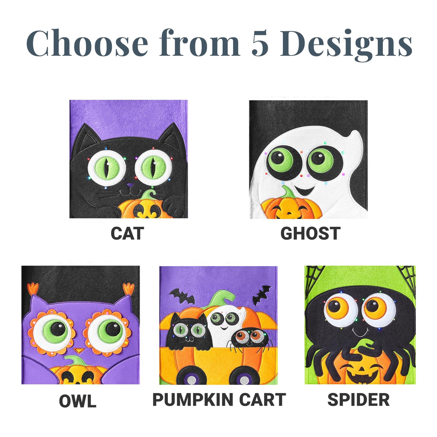Let's Make Memories Personalized Light-Up Halloween Trick-or-Treat Bag - Pumpkin