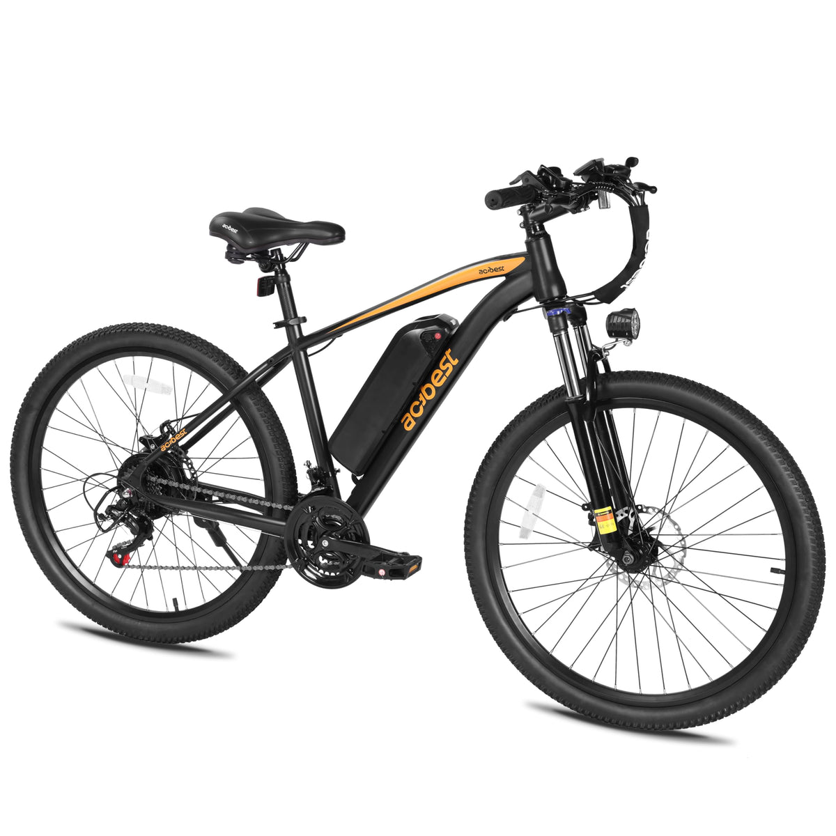 ACTBEST Apex Electric Bike for Adults, 27.5" Electric Mountain Bike with 21-Speed, Peak 1200W Motor 28MPH Top Speed, Max Range 55+ Miles, 499Wh Removable Battery E-Bike with Black x1