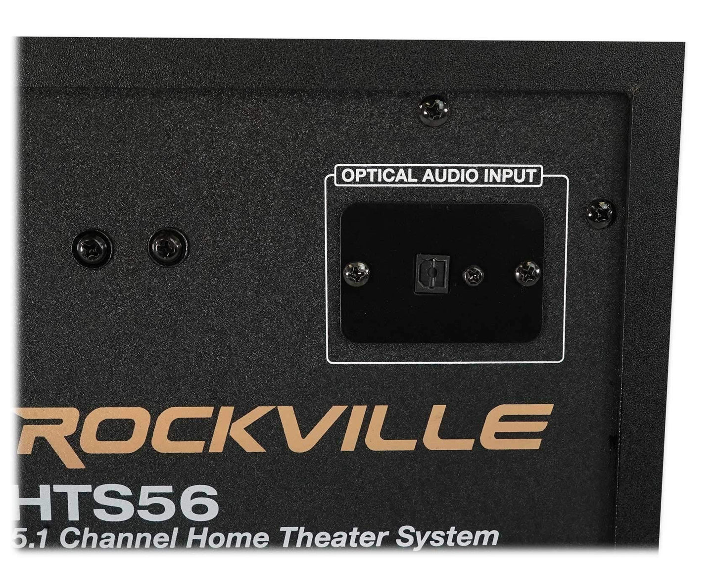 Rockville HTS56 1000W 5.1 Channel Home Theater System, Bluetooth, USB, 8" Subwoofer, LED Light Effects, Remote Control, Optical Input, for Movies, Music & Karaoke