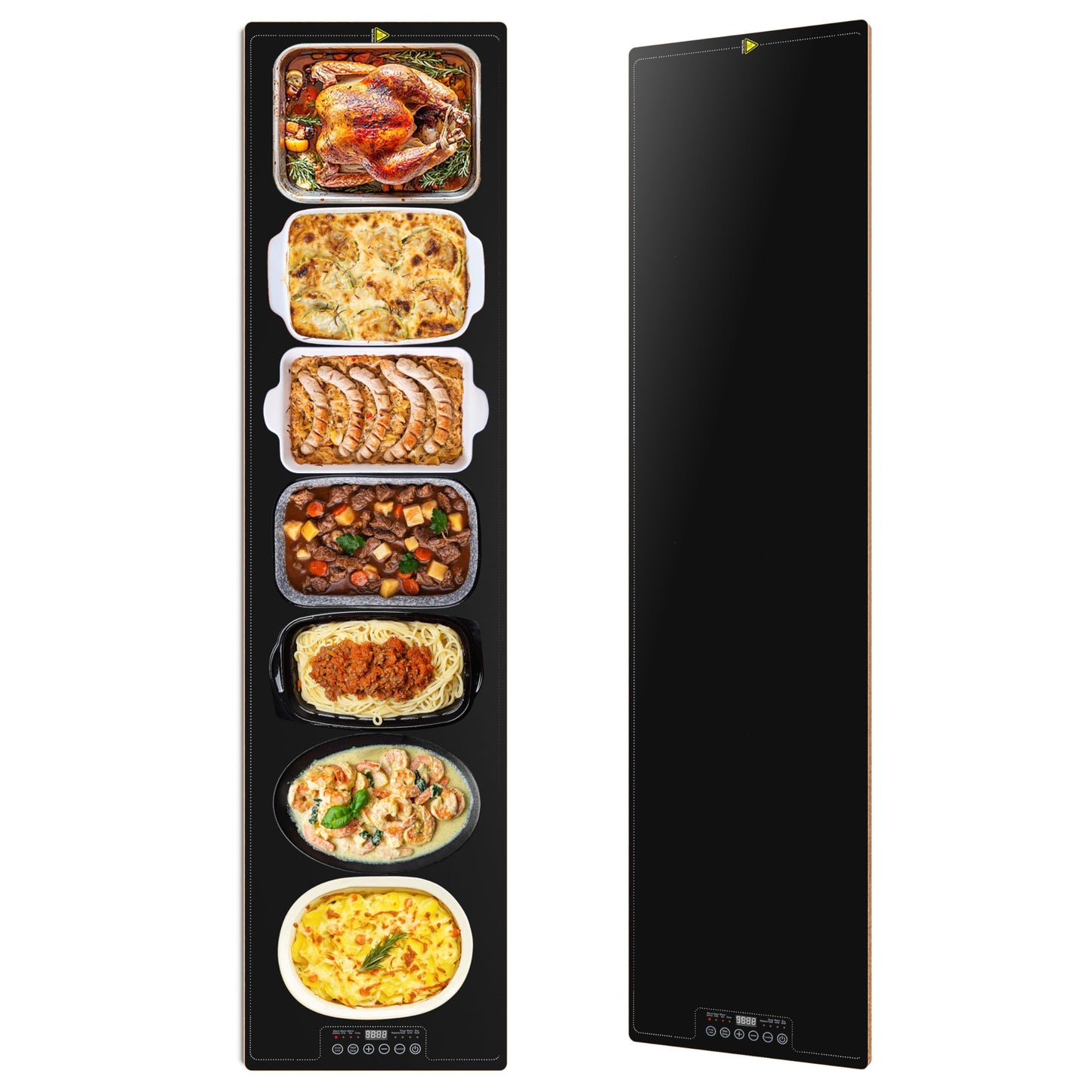 Neatsure Food Warming Tray for Parties Buffet, 55"x14" Extra Large Warmer Mat with 9 Level Temperature, Thermostat and Full Surface Heating, Food Heater for Catering Gathering