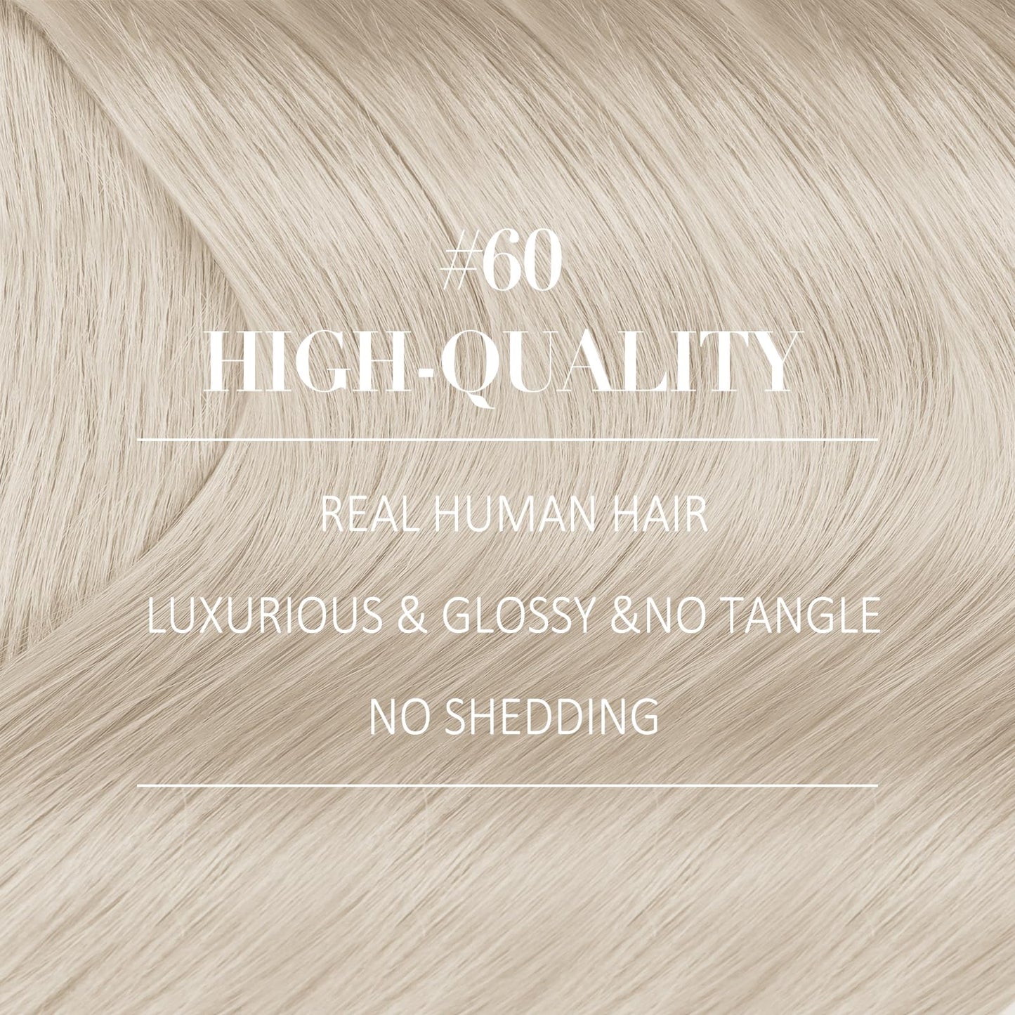 YoungSee Clip in Hair Extensions Real Human Hair Blonde Hair Extensions Clip ins Platinum Blonde Thick End Full Head Blond Real
