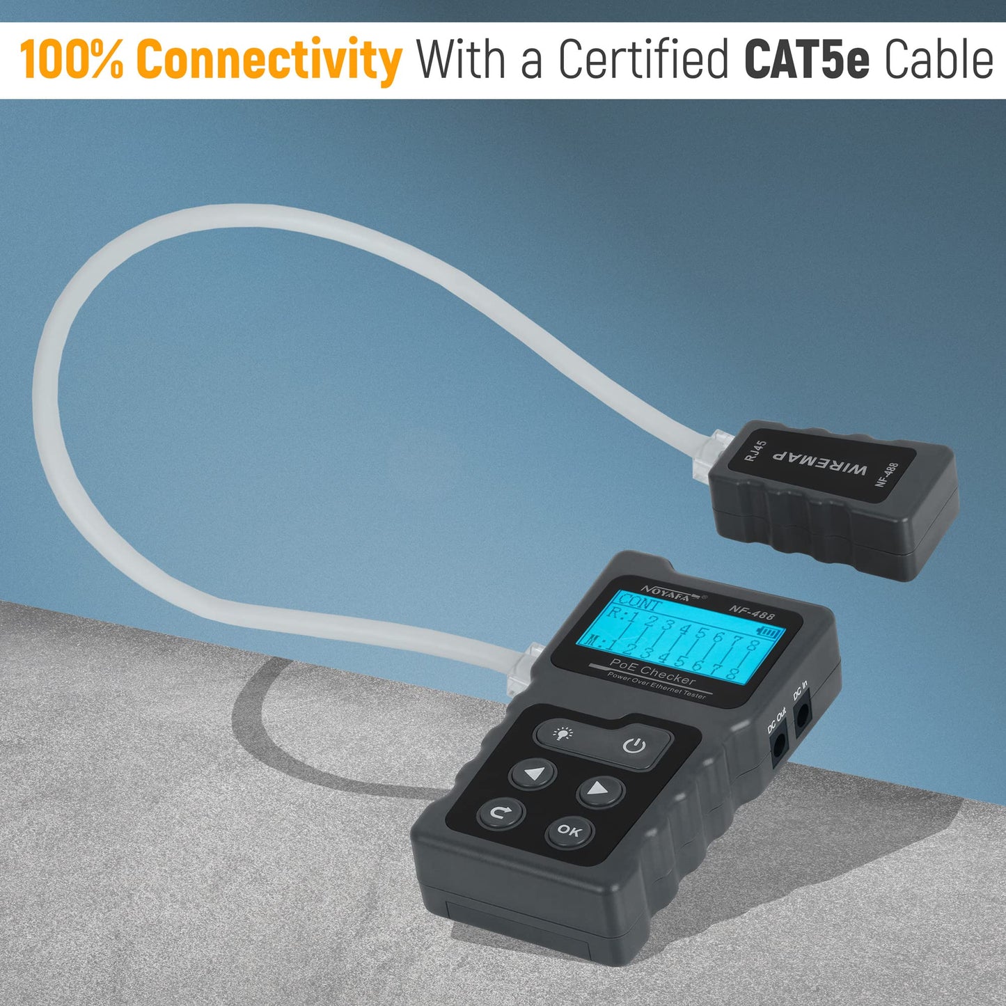 Everest Cat5E Rj45 Pass Through Connector 100-Pack - Ez Cat 5E Pass Through Rj45 Connectors - Cat 5E Connectors - Ethernet Conne