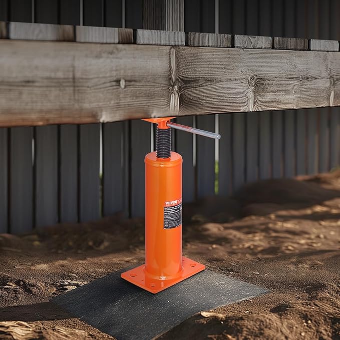 VEVOR House Floor Jack, 12"-16" Height Range, 9700 lbs Max Load Capacity, Adjustable Support Beam Basement Jack Post Pole for Leveling, Lift Support Steel Telescoping Jack Post for Temporary Support