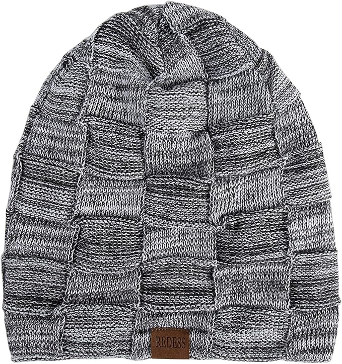 REDESS Beanie Hat for Men and Women Winter Warm Hats Knit Slouchy Thick Skull Cap