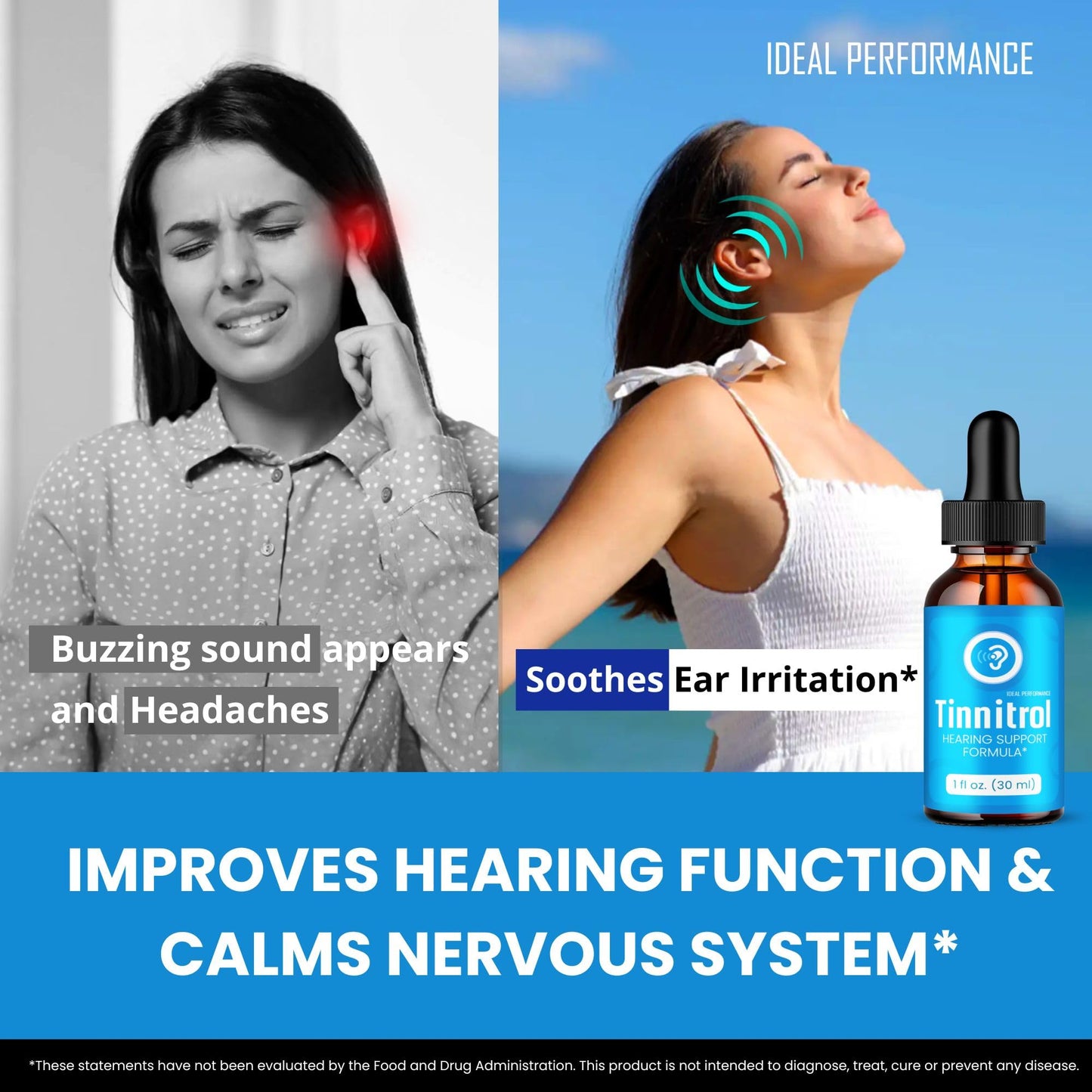 Tinnitrol Tinnitus Drops, Tinnitrol Tinnitus Relief for Ringing Ears, Advanced Ear Health Support Supplement Liquid Drops All Natural for Healthy Ringing Ear, Tinni Trol Reviews (2 Pack)