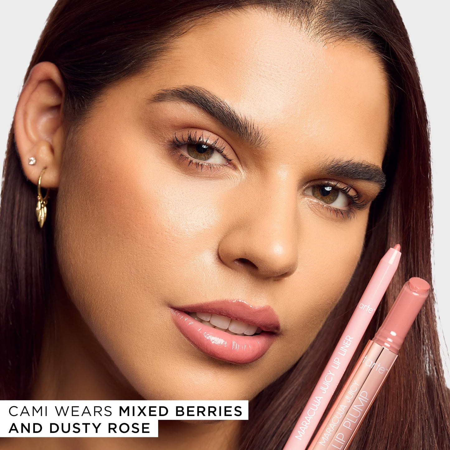 tarte maracuja juicy must-have mauves lip trio – Hydrating Lip Balm, Plumping Gloss & Lip Liner Set for Smooth, Moisturized Lips with Nourishing Color & Shine, Vegan & Cruelty Free