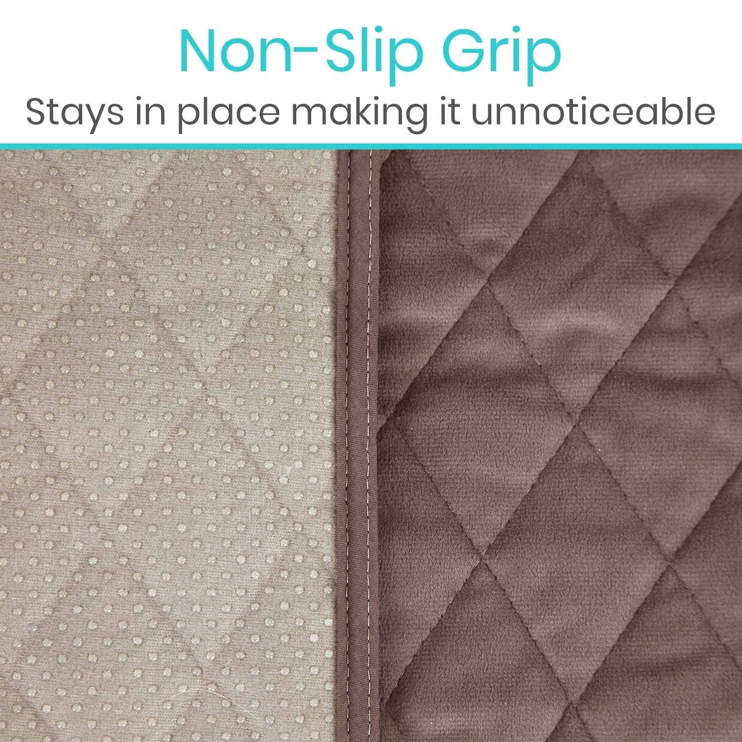 Sures Waterproof Chair Pads for Incontinence (22" x 21") - Washable, Waterproof Seat Protector - Chair Protector Seat Cover - Absorbent Pad for Bed, Seat, Car, Wheelchair & Recliner (Brown, 1 Pack)