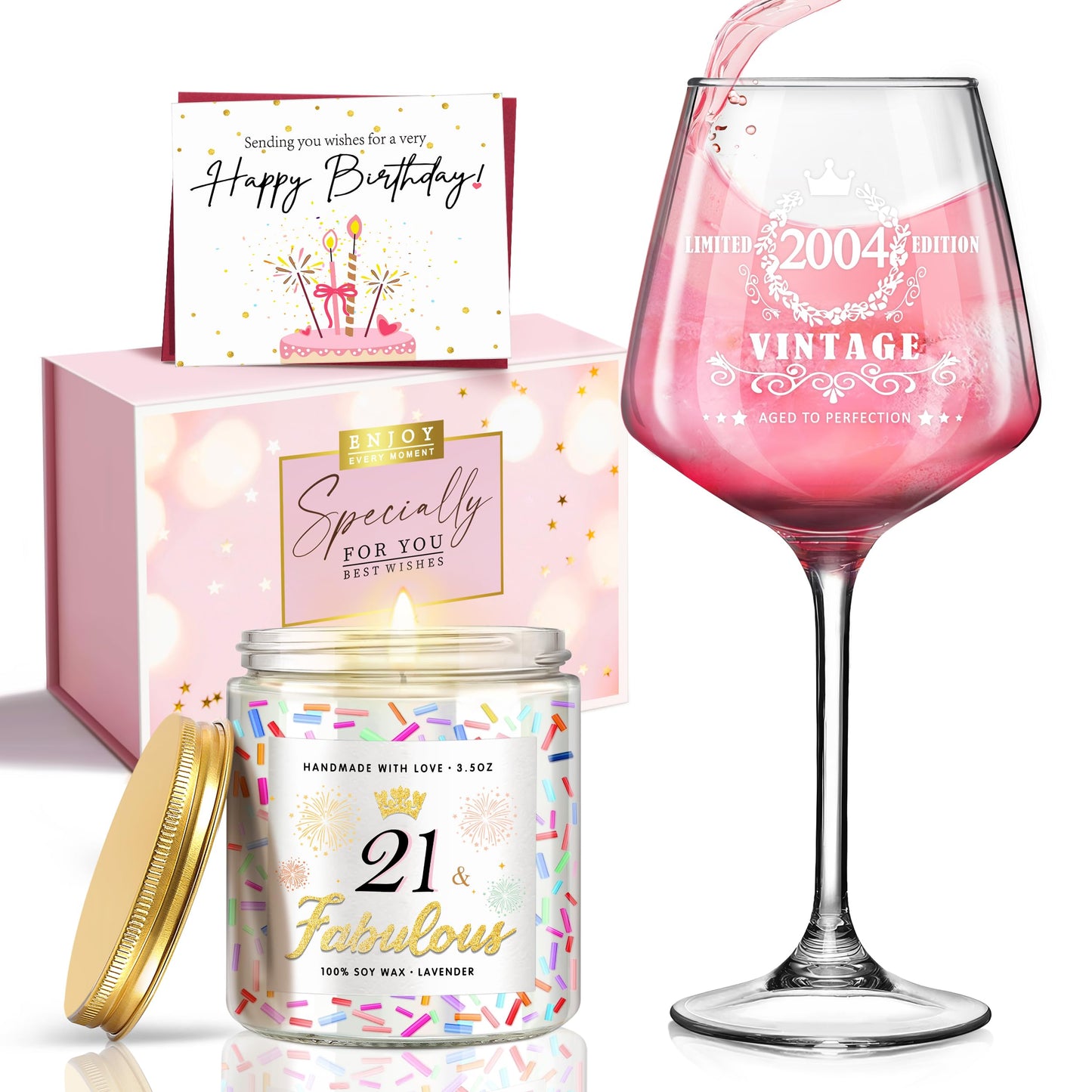 Unique 21st Birthday Decorations & Gifts for Her: Funny Ideas for Friends, Sisters, Daughters Turning 21