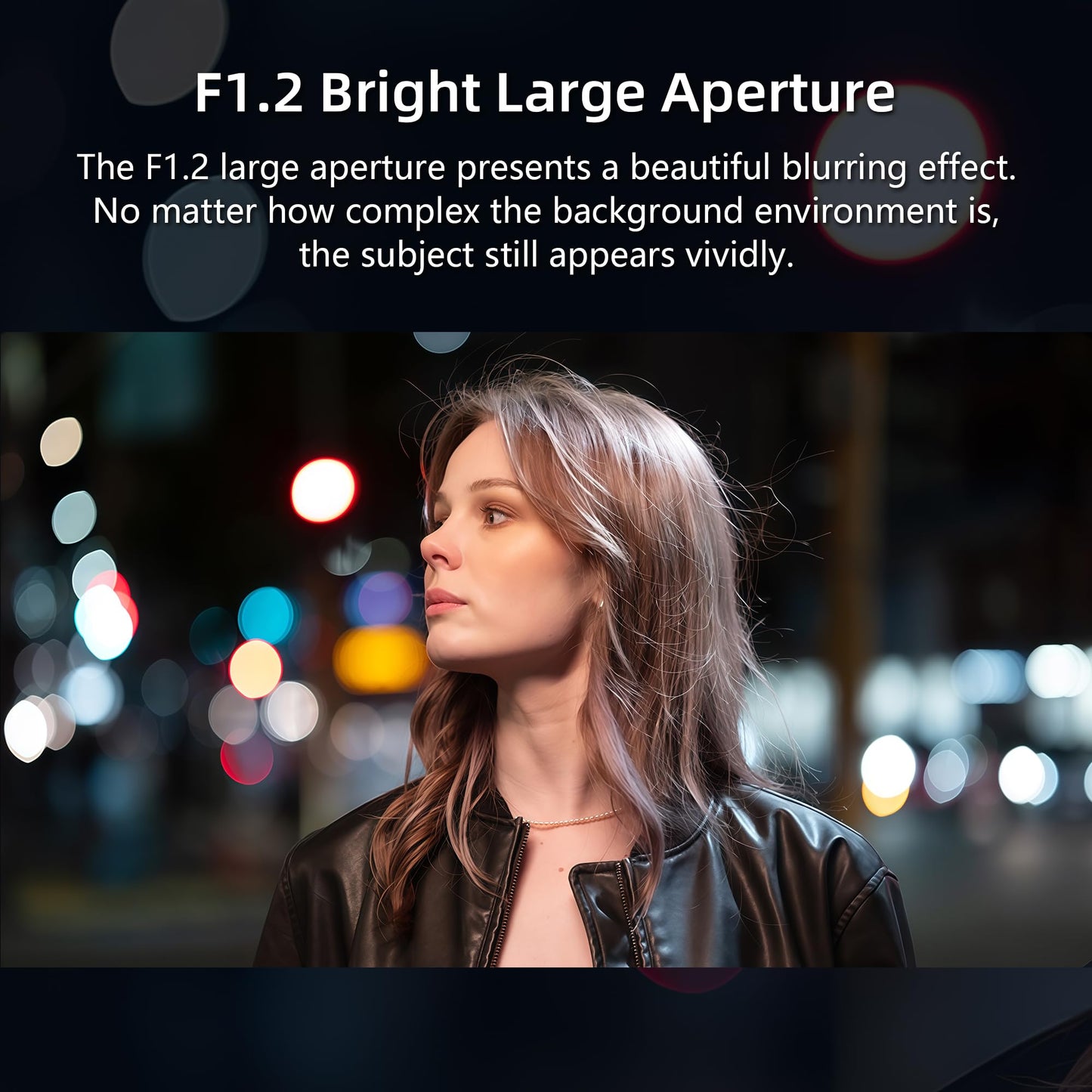 Viltrox 56mm F1.2 E, Auto Focus Prime Lens for Sony E-Mount, AF 56mm f1.2 E Mount Mirrorless Camera Lens for Sony a7 a6700 a6500