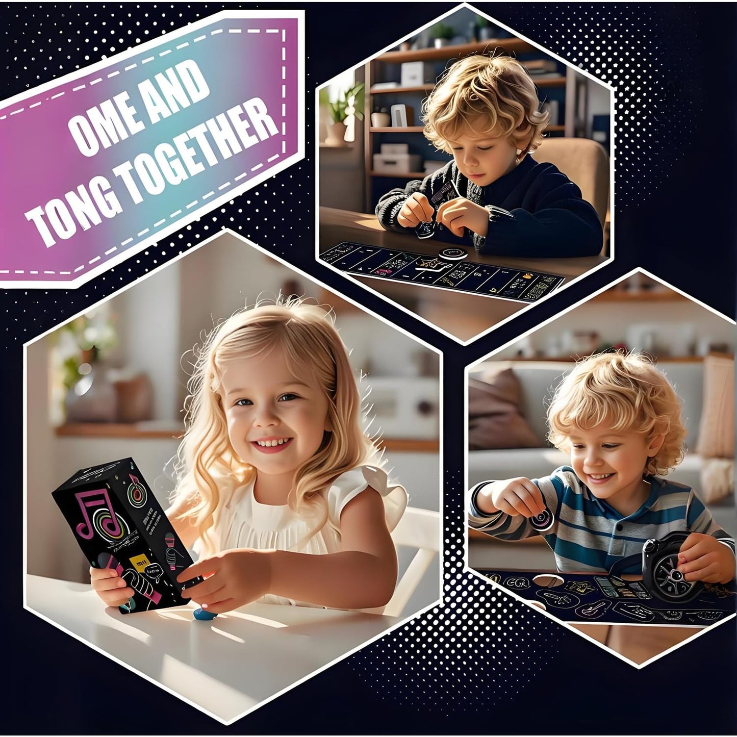 Dukars Battle Karaoke Game, The Music Party Card Game, 2-10 Players Family Karaoke Games - Great for Adult and Family Game Nights (Family Edition)